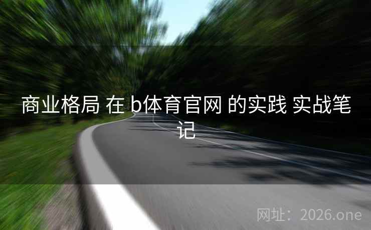 商业格局 在 b体育官网 的实践 实战笔记