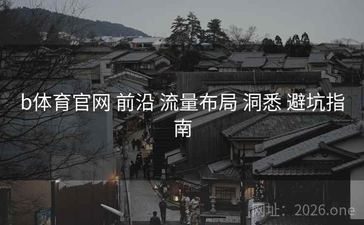 b体育官网 前沿 流量布局 洞悉 避坑指南
