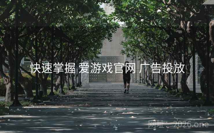 快速掌握 爱游戏官网 广告投放 快速掌握 爱游戏官网 广告投放